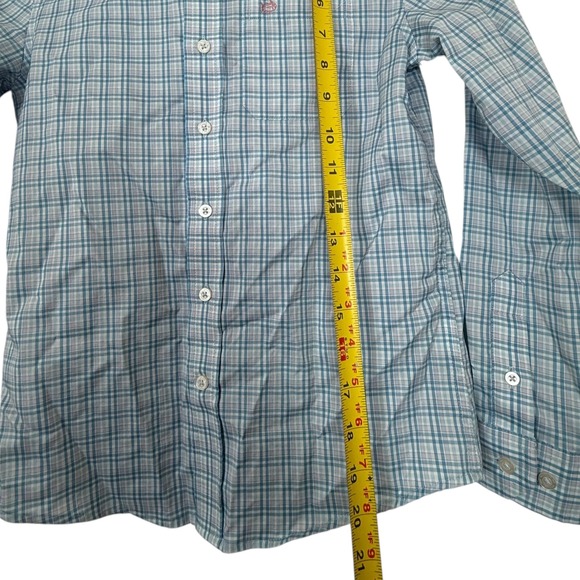 Southern Tide Kids Intercoastal Plaid Button Down Shirt Long Sleeve Size M 8-10 - Picture 10 of 11